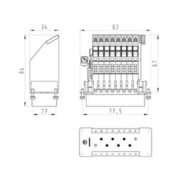 KLEMADAPTER BAS BAS KL  6 4,0 64