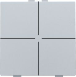 4-fold push button for Niko Home Control, sterling