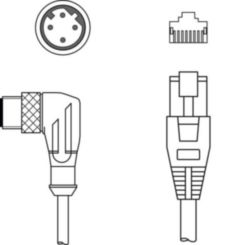 Verbindingskabel KSS ET-M12-4W-RJ45-A-P7-050