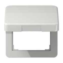 Klapdeksel CD500 lichtgrijs slagvast