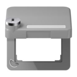 Klapdeksel CD500 grijs met slot