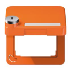 Klapdeksel CD500 oranje met slot