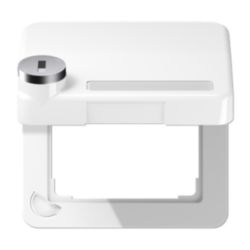 Klapdeksel CD500 alpine wit met slot