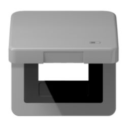 Klapdeksel CD500 grijs m.symbool Lader
