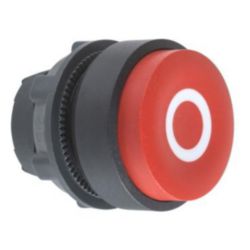 KOP DRUKKNOP, ROOD, ''O''
