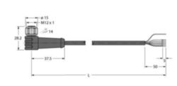 Actuator- en sensorkabel / PVC, Aansluitkabel