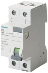 RCCB, 2-pole, type AC, In: 25 A, 10 mA, Un AC: 230 V