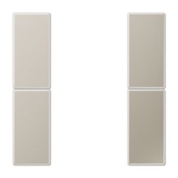 KNX tastafd.compl. 2-v. LS edelstaal