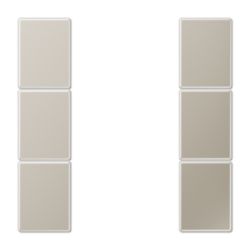 KNX tastafd.compl. 3-v. LS edelstaal