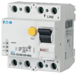 Aardlekschakelaar digitaal (RCCB) FRCDM, 63A, 4P, 30mA, 10kA, G/B+-typ