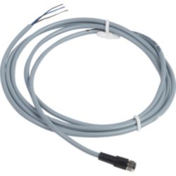 CONNECT.RECHT + KABEL PVC VROUW M8 4P