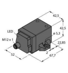 Inductieve sensor, voor de levensmiddelenindustrie