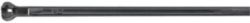 TY-RAP Kabelbinder met RVS Lip, 360mm x 4,8mm, UV bestendig, Zwart
