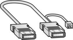 Kabel für Pufferbatterie, 0,3 m