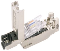 IE FC RJ45 Plug 180, RJ45 plug with FC connection system, 180°, 1 unit