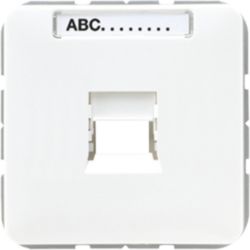 Afdekking CD500 a.wit.v.mod.jack 1-vdg.