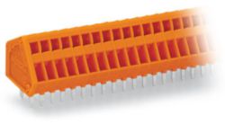 PCB terminal block 0.5 mm² Pin spacing 2.54 mm orange