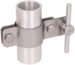 Air-term. rod StSt connection bracket D50 f. Rd 6-10 mm