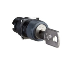 Kop voor sleutel keuzeschakelaar - 2 standen - Ø16mm - Terugvering - R