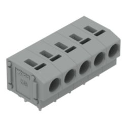 PCB terminal block 2.5 mm² Pin spacing 5/5.08 mm gray