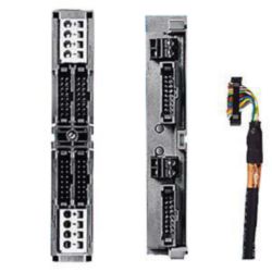 Front connector module with flat ribbon Cable connection for analog (4