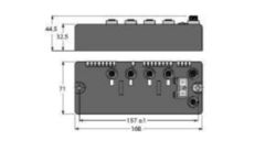 BL compact veldbusstation voor DeviceNet, 4 Analog Thermocouple Inputs