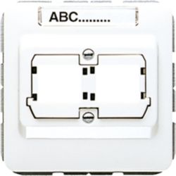 Afdekking CD500 a.wit v.mod.jack 2-vdg.