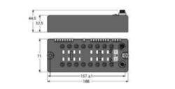 BL compact veldbusstation voor DeviceNet, 16 Configurable Digital Chan