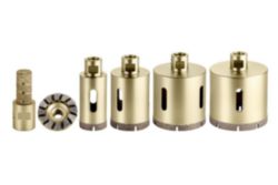 Tegel-diamantboorkronen-set "Dry", 6-delig, M14 (628320000)