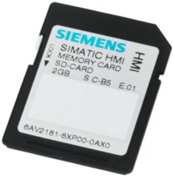 SIMATIC HMI SD memory card 2 GB, indoor TIA Portal V11 or higher