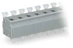 PCB terminal block finger-operated levers 2.5 mm² gray