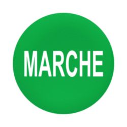 KUN.VERZ.DRUKKN.KAPJE GROEN ''MARCHE''
