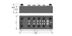 BL compact multiprotocol station voor Industrial Ethernet, 8 Analog Cu