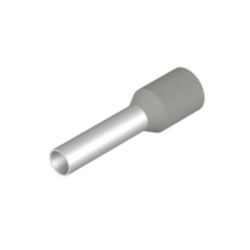 Wire end ferrule, insulated, 4 mm², Stripping length: 14 mm, grey