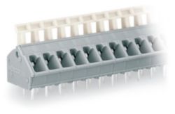 PCB terminal block push-button 2.5 mm² light gray