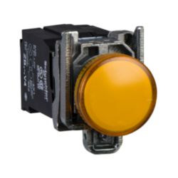 SIGNAALLAMP BA9S ORANJE 230VAC TR.