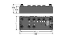 BL compact multiprotocol station voor Industrial Ethernet, 2 Analog Cu