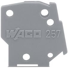 End plate snap-fit type 1 mm thick light green