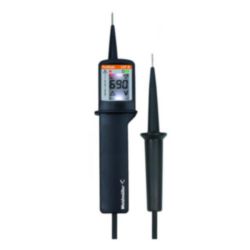 Voltage tester, DC voltage measuring range: 690 V, digital, Continuity