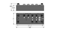 BL compact multiprotocol station voor Industrial Ethernet, 4 IO-Link k