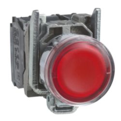 VERL. DRUKKNOP BA9S RD <lt/>250VAC