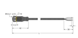 Actuator- en sensorkabel / PUR, Aansluitkabel
