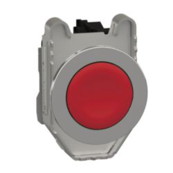 Verzonken drukknop rood, 1NC