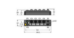 compacte multiprotocol-I/O-module voor Ethernet, 4 analoge ingangen, c