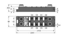 I/O-module voor DeviceNet, 8 digitale uitgangen 0.5 A