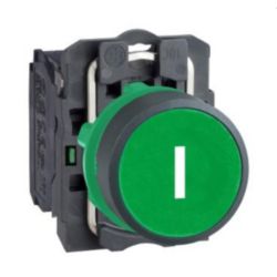DRUKKNOP, GROEN, SYMBOOL ''I'', 1NO