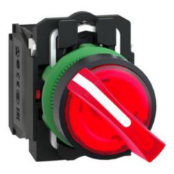 VERL. KEUZESCHAKELAAR P-LED RD