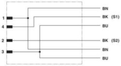 SAC-3P-M12FY/2X2,0-PUR