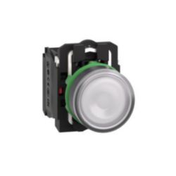 VERLICHTE DRUKKNOP P-LED WT