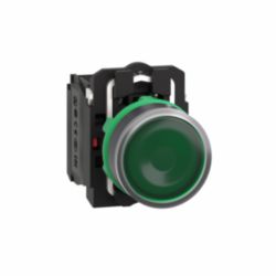 VERLICHTE DRUKKNOP P-LED GR